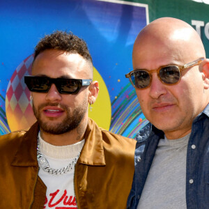 Neymar, Matteo Sinigaglia, CEO de Replay, Marco Verratti - Tennis : Les célébrités assistent à la 115ème édition du Rolex Monte-Carlo Masters à Monaco le 11 avril 2022 © Bruno Bebert / Bestimage