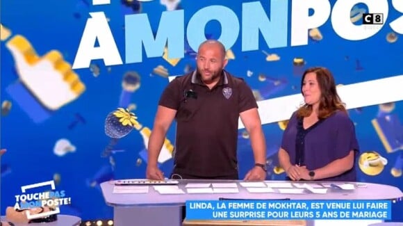 Mokhtar et sa femme Linda - "TPMP", 4 juin 2018, C8