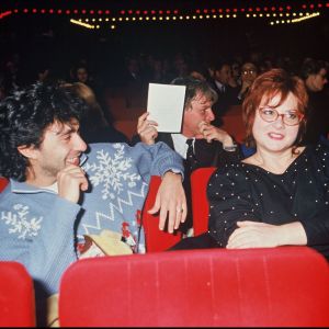 ARCHIVES - Philippe Berry et Josiane Balasko au spectacle de Patrick Sébastien, le 5 février 1987.