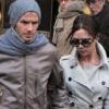 David et Victoria Beckham à Milan le 23 janvier 2010