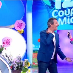 Jean-Luc Reichmann ému face à Michel Fugain pour évoquer son papa, mort en 2016 - "12 Coups de midi", le 15 avril 2022 sur TF1