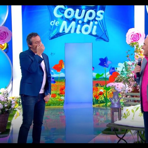 Jean-Luc Reichmann ému face à Michel Fugain pour évoquer son papa, mort en 2016 - "12 Coups de midi", le 15 avril 2022 sur TF1