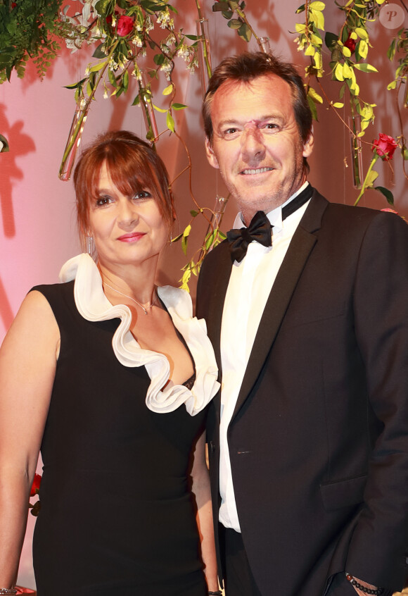 Jean-Luc Reichmann et sa compagne Nathalie - Gala du 75ème Grand Prix de Monaco © Claudia Albuquerque/Bestimage 