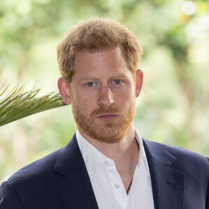 Le prince Harry, duc de Sussex lors d'une réception à Johannesburg le 2 octobre 2019.