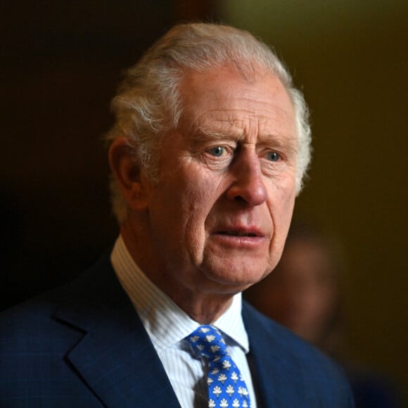 Le prince Charles, prince de Galles, rencontre les étudiants lors de sa visite au King's College à Cambridge