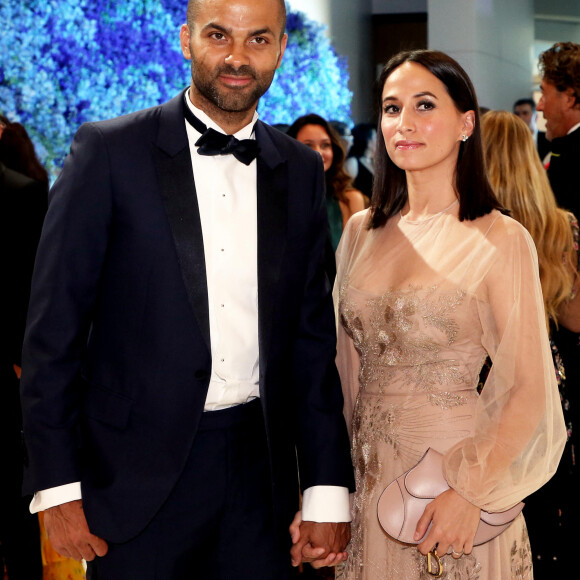 Tony Parker et sa femme Axelle - Arrivées des people au 71 ème gala de la Croix-Rouge Monégasque à Monaco le 26 juillet 2019. © Dominique Jacovides/Bestimage 