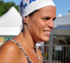 Laure Manaudou replonge pour le 8ème meeting de natation de Carcassonne le 28 juin 2015.