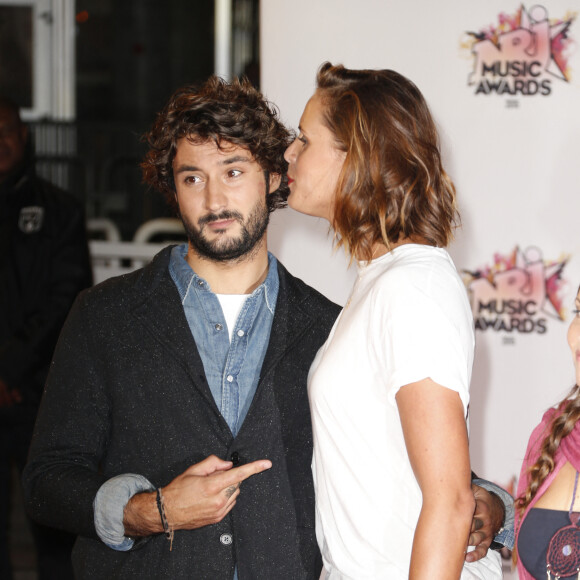 Laure Manaudou et son compagnon Jérémy Frérot - Arrivées à la 17ème cérémonie des NRJ Music Awards 2015 au Palais des Festivals à Cannes, le 7 novembre 2015. © Christophe Aubert via Bestimage 