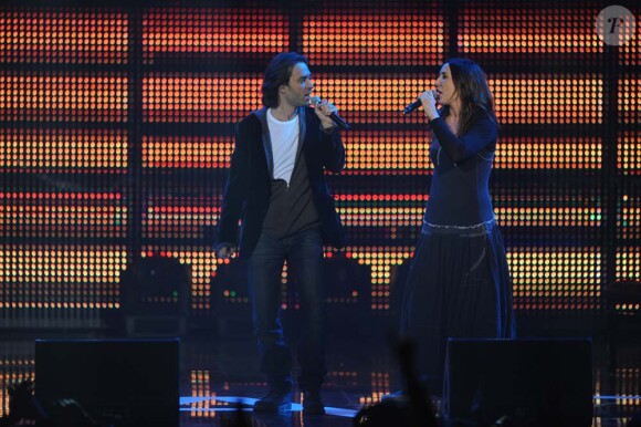 Stanislas et Zazie en duo au concert de charité pour Haïti, au Zénith de Paris, le 25 janvier 2010 !