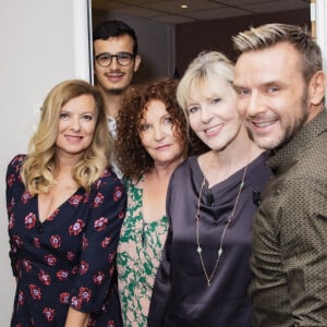 Exclusif - Valerie Trierweiler, Paul El Kharrat, Valerie Mairesse, Chantal Ladesou, Jeanfi Janssens - Backstage de l'enregistrement de l'émission "Les Grosses Têtes Prime", présentée par Laurent Ruquier et diffusée sur France 2. © Jack Tribeca / Bestimage