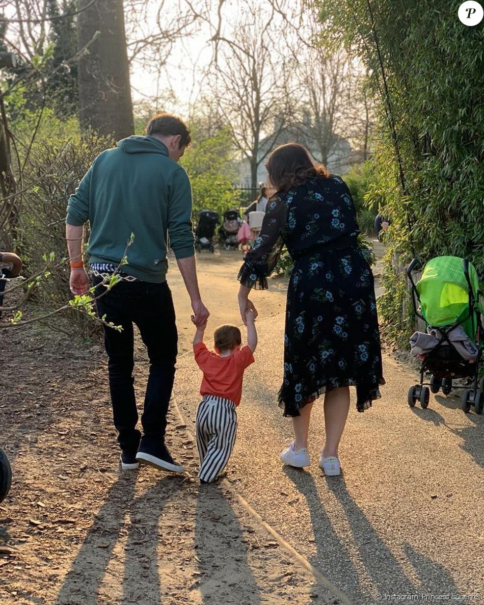 La Princesse Eugenie D'York, Son Mari Jack Brooksbank Et Leur Fils ...