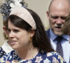 La princesse Eugenie d'York - La famille royale britannique quitte la chapelle Saint-Georges de Windsor après la messe de Pâques, le 17 avril 2022.