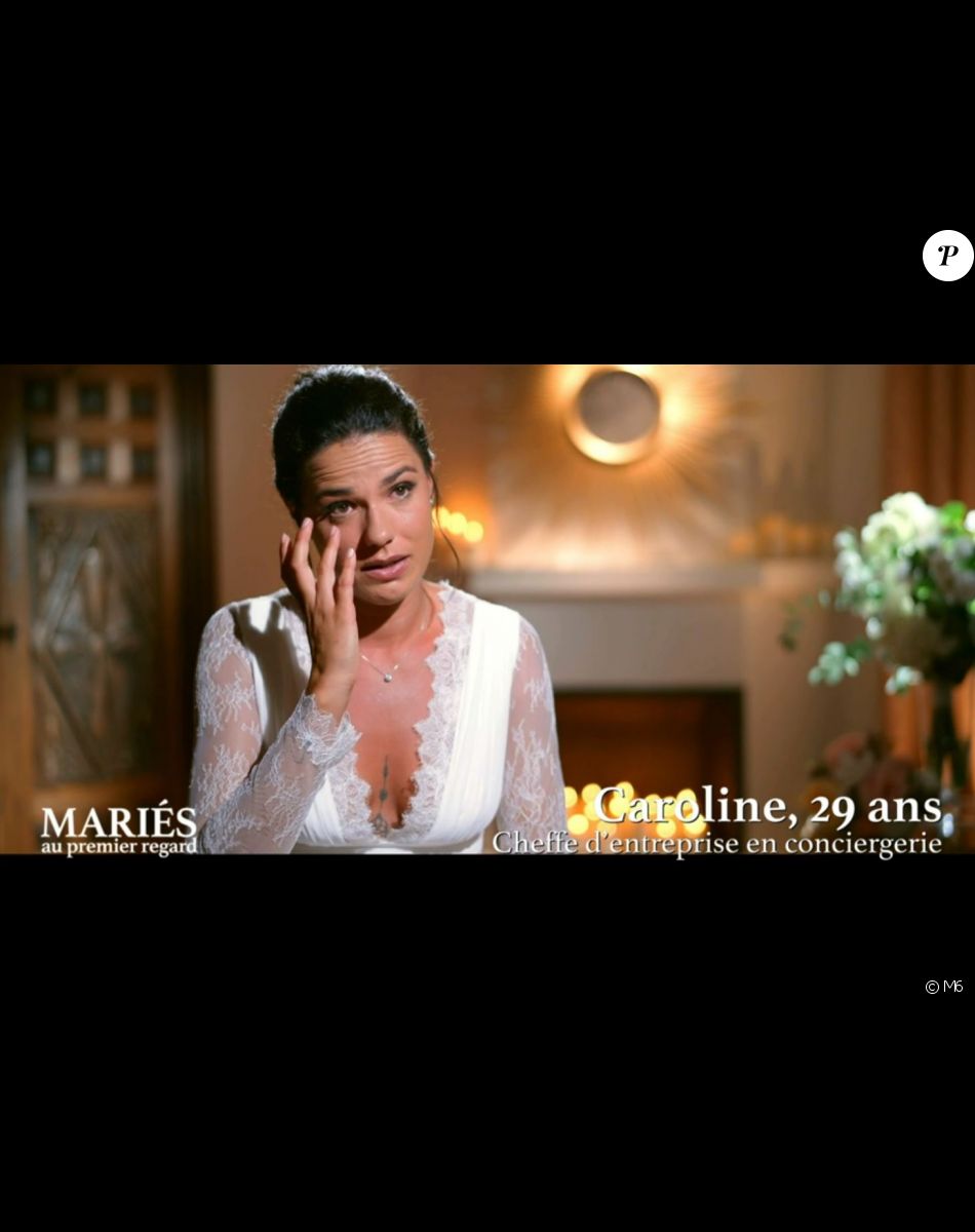 Caroline en larmes dans "Mariés au premier regard" sur M6