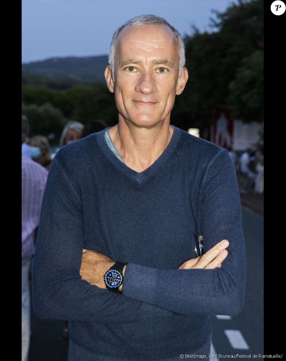 Exclusif - Gilles Bouleau - Représentation du spectacle "Des écrivains parlent d'argent" lors du Festival de Ramatuelle, France, le 7 août 2021.