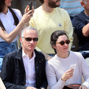 Gilles Bouleau dans les tribunes des internationaux de France de tennis de Roland Garros à Paris, France, le 9 juin 2019.