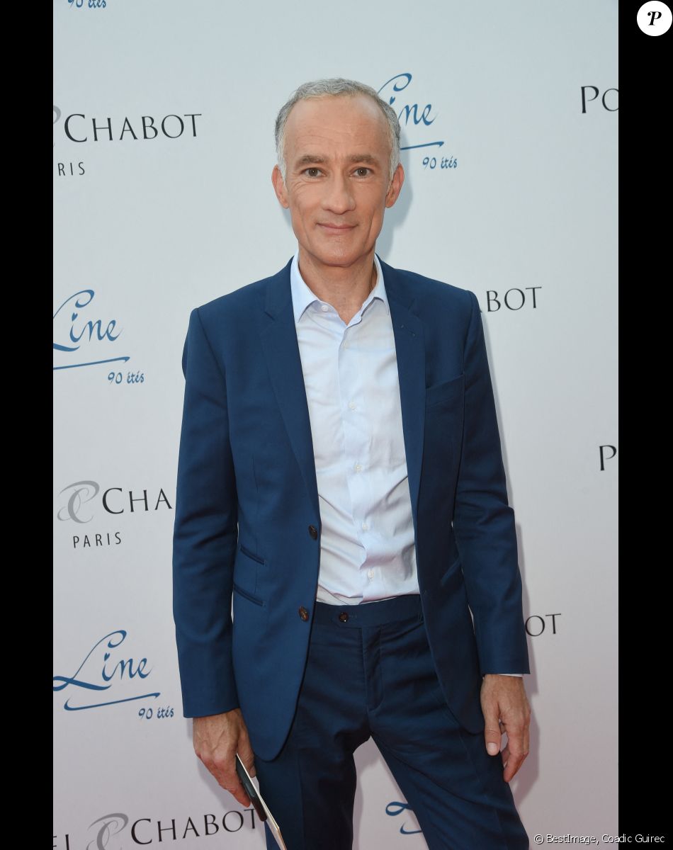 Gilles Bouleau - Soirée du 90ème anniversaire de Line Renaud sur le Bateau Potel et Chabot "Pavillon Seine" à Paris le 2 juillet 2018.