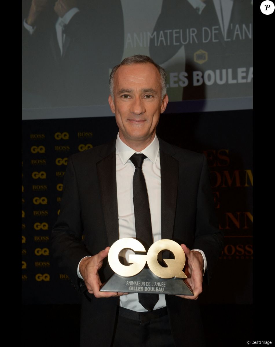 Gilles Bouleau lors de la soirée "L'homme de l'année GQ 2014" au Musée d'Orsay, à Paris le 19 novembre 2014.