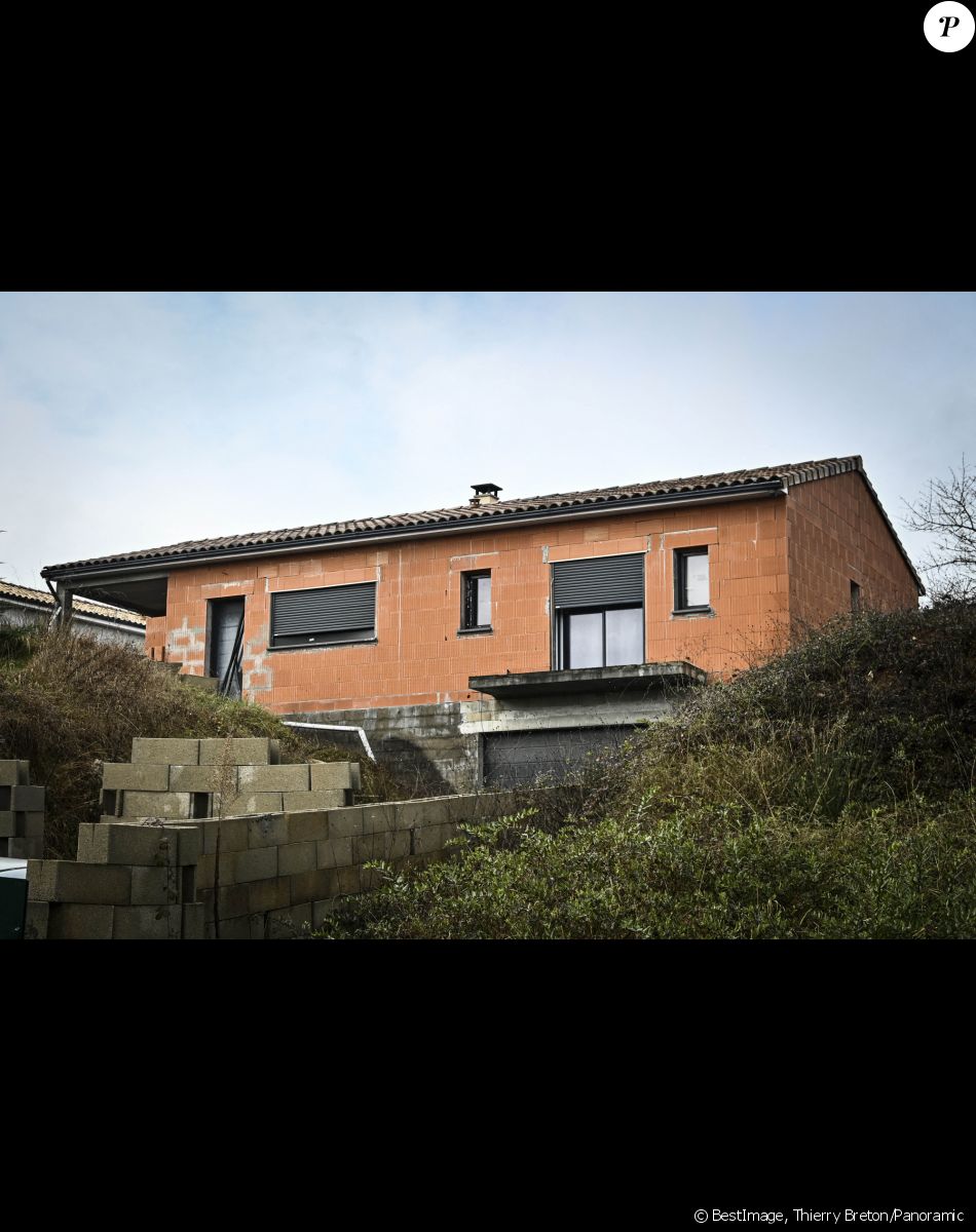 Vue générale de la maison de Delphine Jubillar à Cagnac-les-Mines, France, le 8 janvier 2022