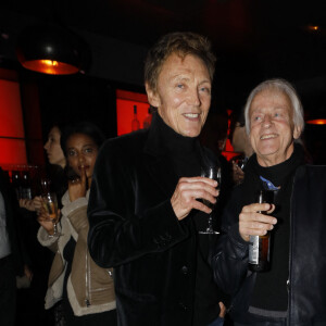 Dave et son compagnon Patrick Loiseau - After party du film "La belle époque" au Club Haussman à Paris, le 17 octobre 2019. Un évènement organisé par Five Eyes production. © Christophe Clovis / Bestimage