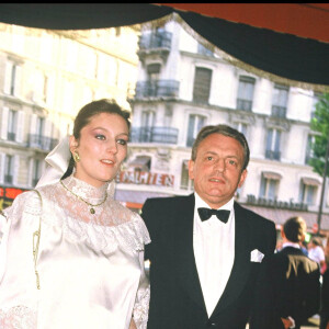 Jacques Martin et Cécilia au Moulin Rouge à Paris en 1984