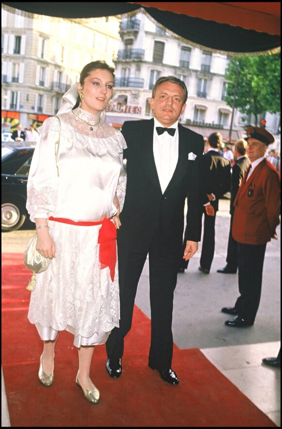Jacques Martin et Cécilia au Moulin Rouge à Paris en 1984