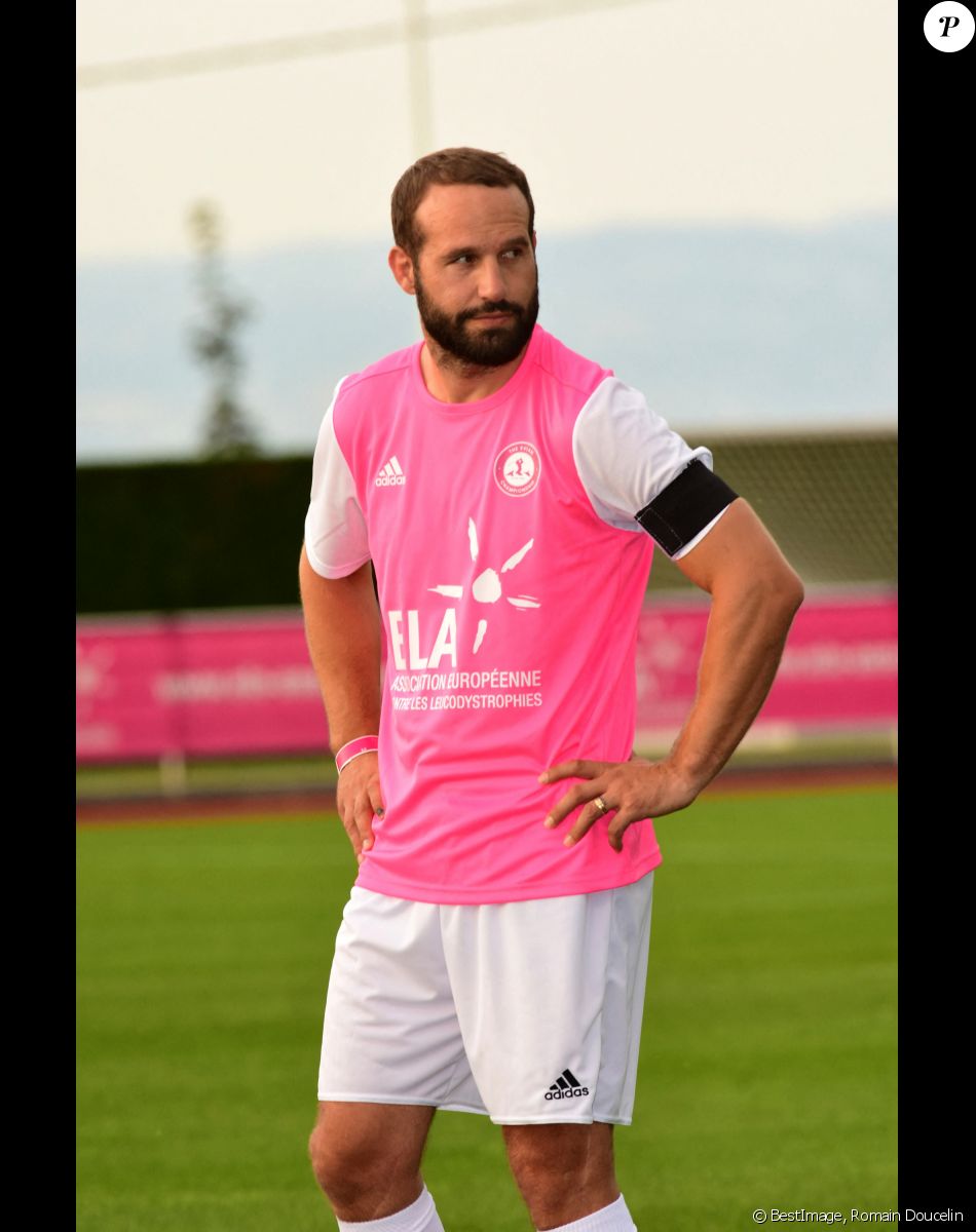 Frédéric Michalak - Le match de foot caritatif de l'association ELA à l'occasion du tournoi de golf Evian Championship à Evian le 26 juillet 2019. © Romain Doucelin / Bestimage