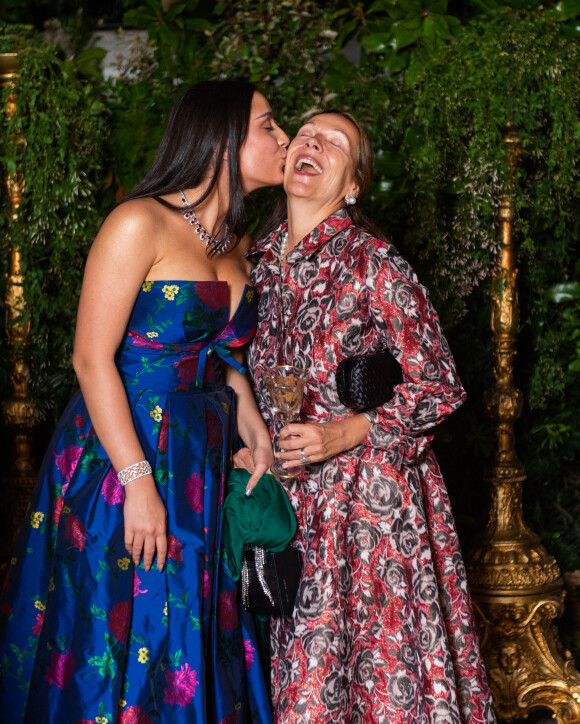 Anna Callimanopulos;Tatiana Callimanopulos - Photocall de la soirée de gala "Dior et Venetian Heritage" à l'opéra La Fenice à Venise, dans le cadre de l'ouverture de la 59 ème Biennale d'art contemporain, le 23 avril 2022. 