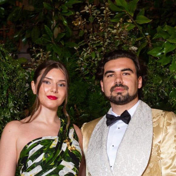 Ecaterina Vlad;Morgan Aguiar-Lucander - Photocall de la soirée de gala "Dior et Venetian Heritage" à l'opéra La Fenice à Venise, dans le cadre de l'ouverture de la 59 ème Biennale d'art contemporain, le 23 avril 2022. 