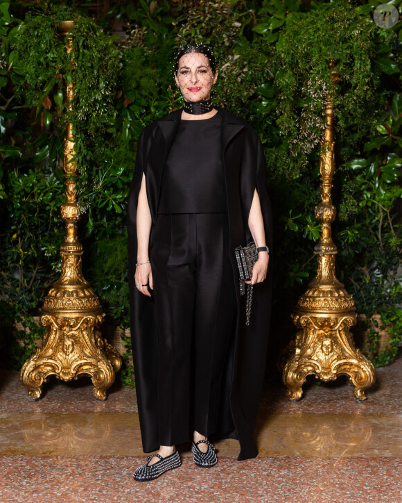 Amira Casar - Photocall de la soirée de gala "Dior et Venetian Heritage" à l'opéra La Fenice à Venise, dans le cadre de l'ouverture de la 59 ème Biennale d'art contemporain, le 23 avril 2022. 