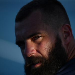 Benoît Paire à l'entrainement lors de l'Open d'Australie, le 16 janvier 2022.