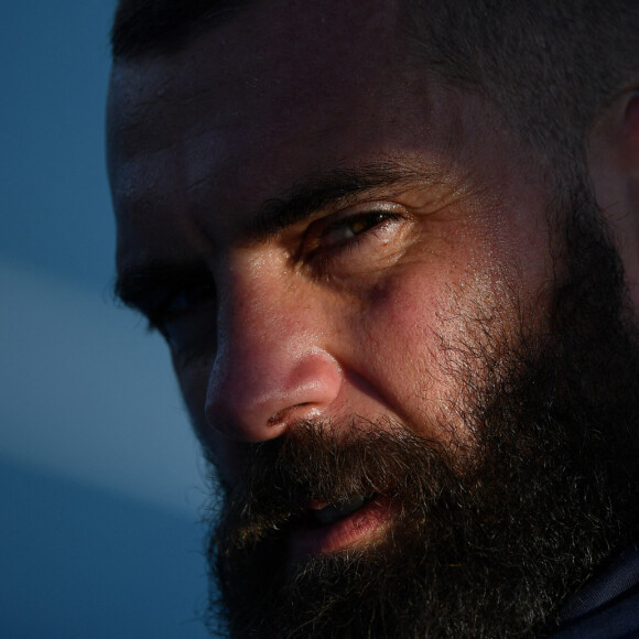 Benoît Paire à l'entrainement lors de l'Open d'Australie, le 16 janvier 2022.