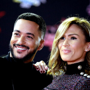 Slimane (Slimane Nebchi) et Vitaa (Charlotte Gonin) - 21ème édition des NRJ Music Awards au Palais des festivals à Cannes  © Dominique Jacovides/Bestimage
