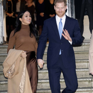 Meghan Markle, duchesse de Sussex, et le prince Harry, duc de Sussex, ont honoré leur premier engagement de l'année, en se rendant à la Canada House à Londres. Le 7 janvier 2020 