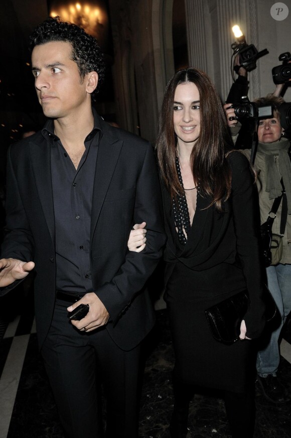 Paz Vega er son époux Orson Salazar au défilé Givenchy le 26 janvier 2010 à Paris