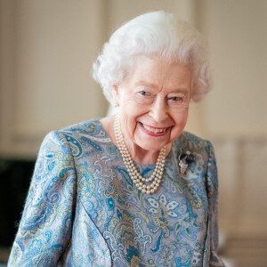 La reine Elisabeth II d'Angleterre au château de Windsor