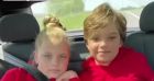 Léonard et Joséphine, les jumeaux d'Elodie Gossuin, sur Instagram. Le 30 avril 2022.