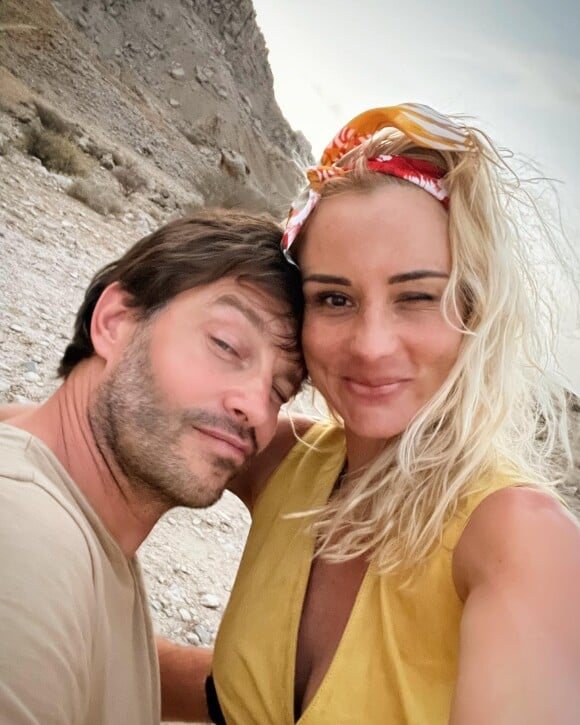 Elodie Gossuin et son mari Bertrand Lacherie sur Instagram.
