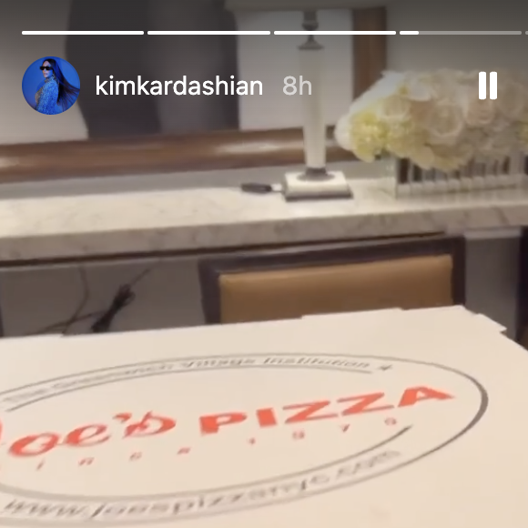 Kim Kardashian s'offre une soirée 100% glucides après le Met Gala 2022