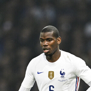 Paul Pogba (Fra) - L'équipe de France bat l'Afrique du Sud 5 à 0 lors d'un match amical au stade Pierre Mauroy à Villeneuve d'Ascq le 29 mars 2022. © JB Autissier /Panoramic/Bestimage