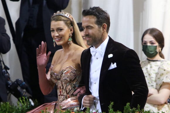 Ryan Reynolds et Blake Lively - Les célébrités arrivent à la soirée du "MET Gala : In America: An Anthology of Fashion" à New York. 