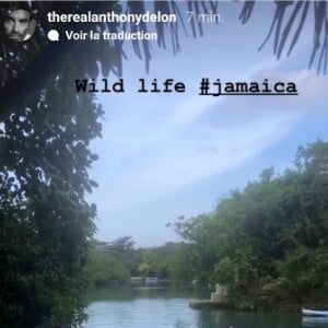 Anthony Delon en vacances avec ses filles, Loup et Liv @ Instagram / Anthony Delon