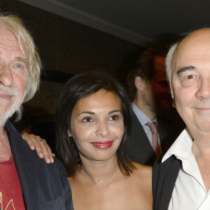 Pierre Richard, Gérard Jugnot et Saïda Jawad - Pierre Richard fête ses 80 ans à l'Olympia à Paris, le 13 juin 2014.