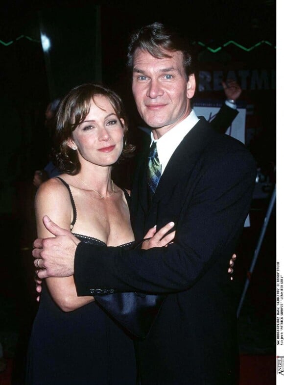 Patrick Swayze et Jennifer Grey pour les 10 ans de "Dirty Dancing" en août 1997