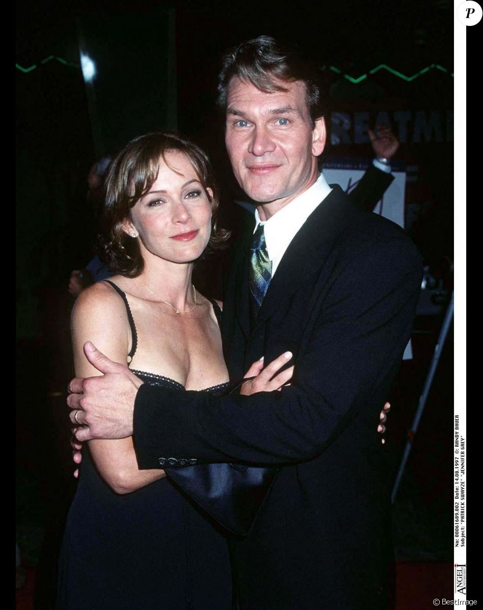 Patrick Swayze et Jennifer Grey pour les 10 ans de "Dirty Dancing" en août 1997
