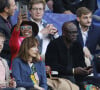 Lilian Thuram et Kareen Guiock - People lors de la finale de la Coupe de France de football entre le FC Nantes et l'OGC Nice (1-0) au stade de France, Saint-Denis le 7 mai 2022 © Cyril Moreau