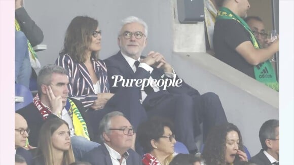 Pascal Praud et Catherine, en couple, près de Lilian Thuram amoureux devant son fils au Stade de France