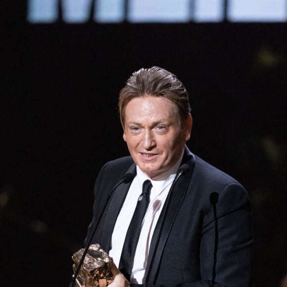 Benoît Magimel (Cesar du meilleur acteur dans De Son Vivant) - 47ème édition de la cérémonie des César à l'Olympia à Paris le 25 février 2022. © Borde / Jacovides / Bestimage