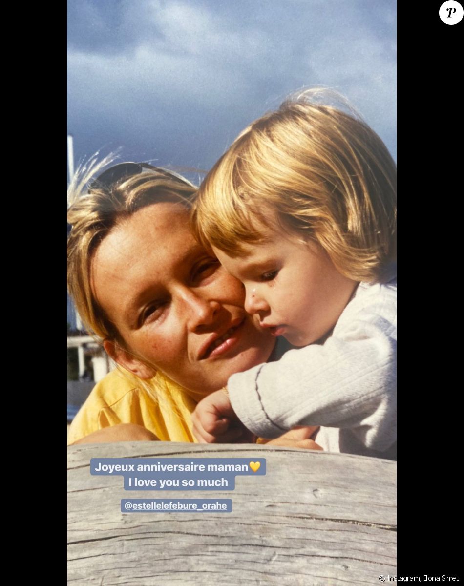 Estelle Lefébure et sa fille Ilona Smet, Instagram.