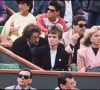 Archives : Vincent Lindon et Claude Chirac à Roland-Garros.