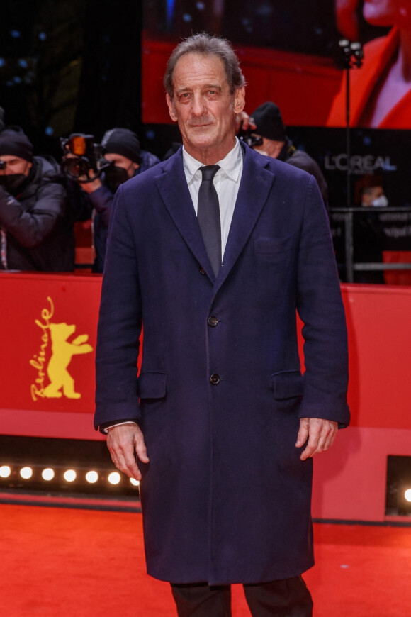 Vincent Lindon - Red Carpet de la première du film "Avec amour et acharnement" lors de la 72ème édition du festival international du film de Berlin le 12 février 2022. 